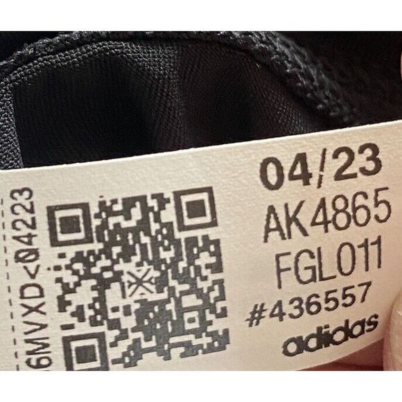 Adidas Girls Large (14) Youth Replenishment Long Tight 3-stripes  Leggings Black - Picture 5 of 5